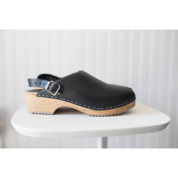 Free People MIA Alma Clogs Black NEW 39 - Picture 1 of 5